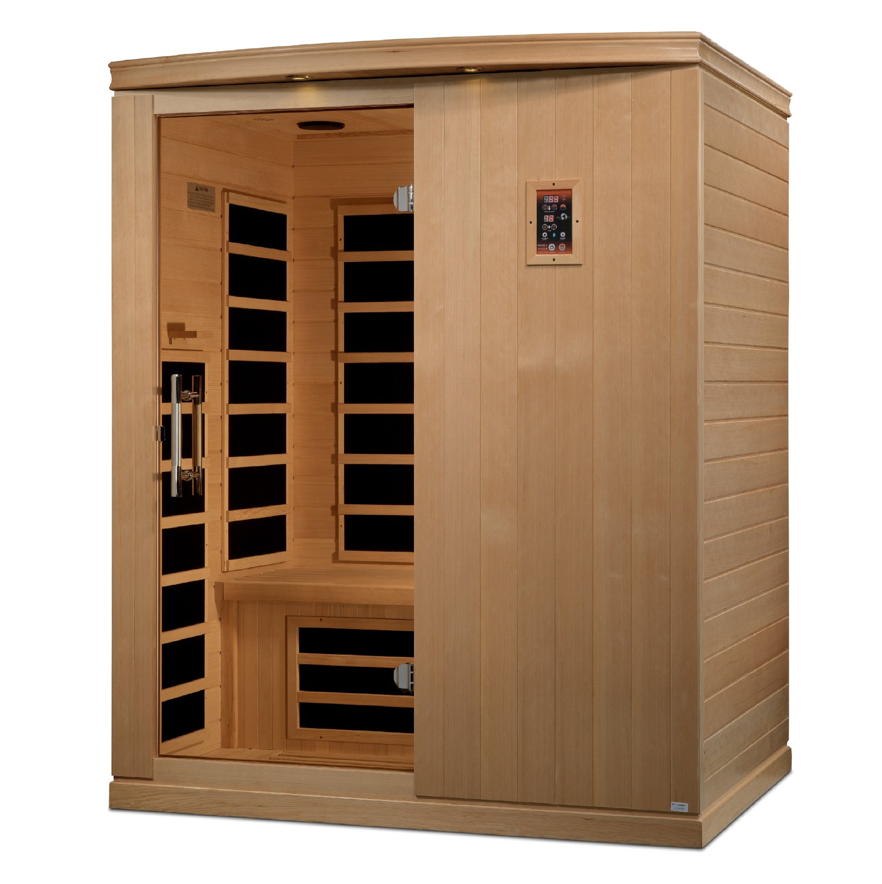 Eclipse 3 Person UltraLow EMF Far Infrared Home Sauna Celebration