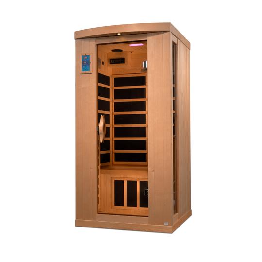 Single person infrared sauna