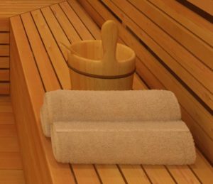 home sauna towel