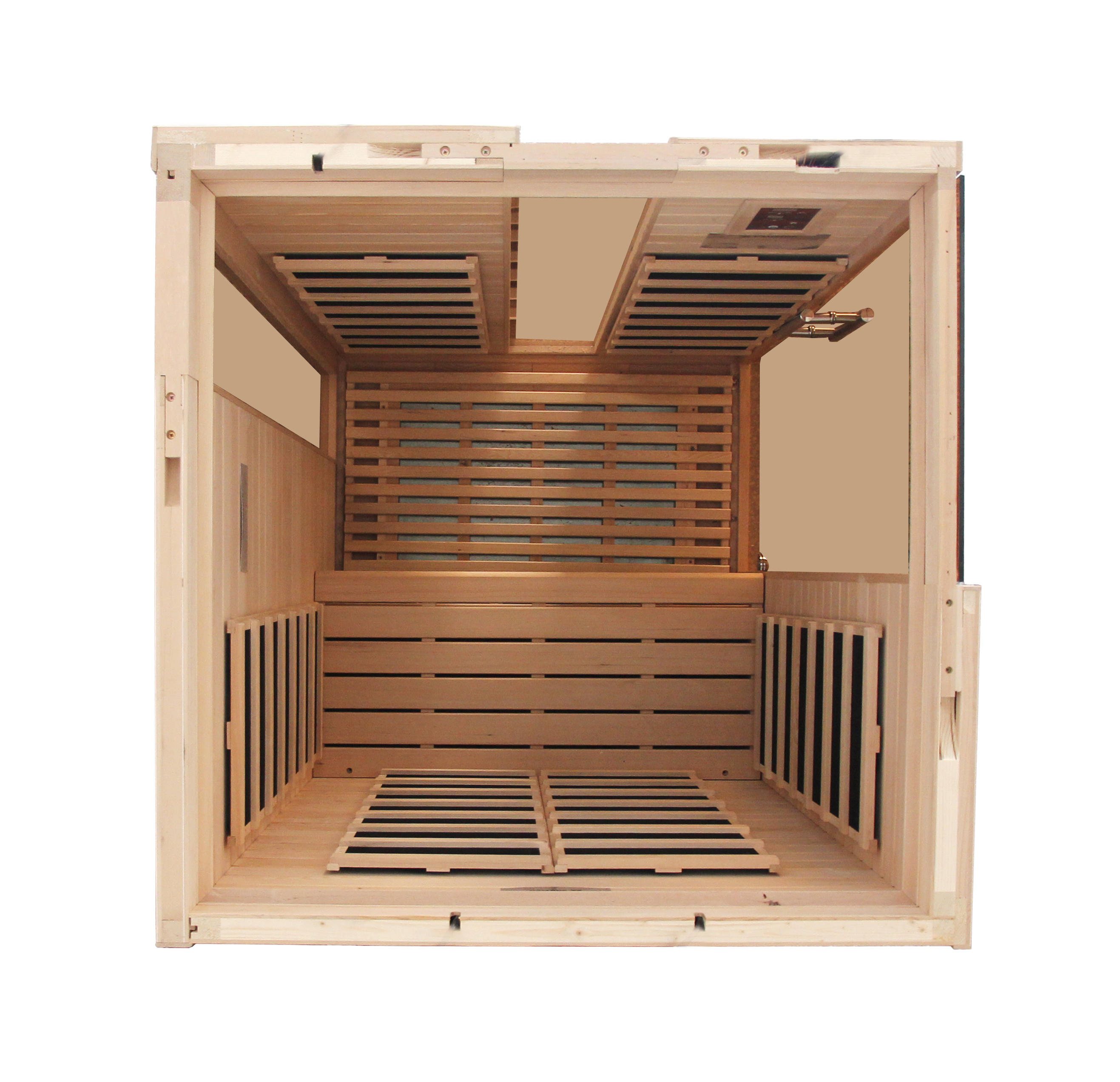 Oslo Infrared Sauna Dual Heating System & Hemlock Wood ArtSauna Infrared Sauna for 2 People 