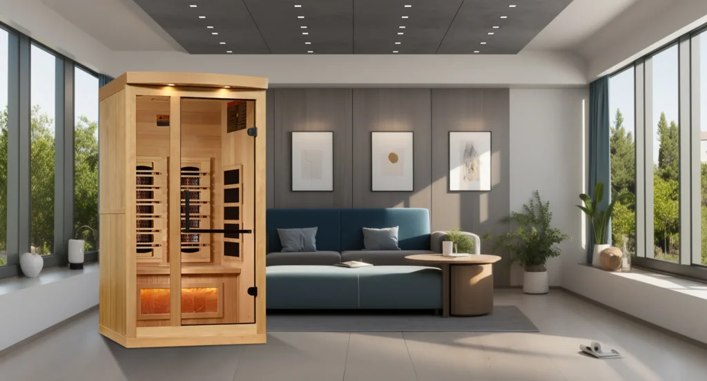 Aurora 1 Person Commercial Grade Full-Spectrum Salt Sauna