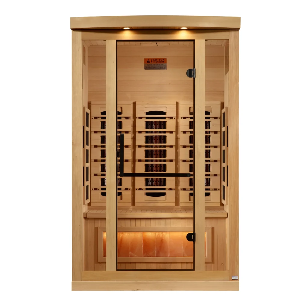 The Sunrise 2 Person Commercial Grade Full-Spectrum Salt Sauna