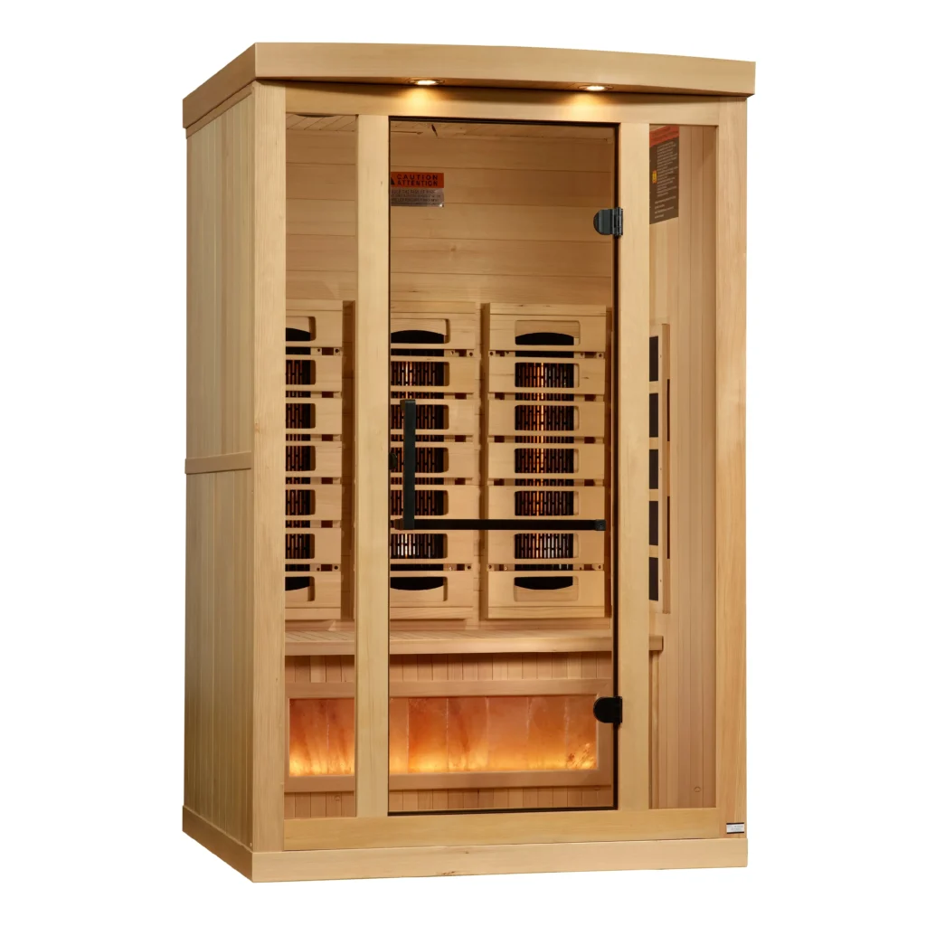 The Sunrise 2 Person Commercial Grade Full-Spectrum Salt Sauna