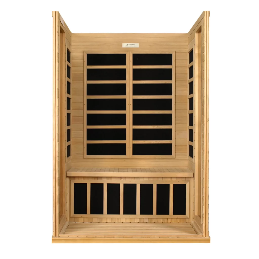 Halley 2 Person Low EMF Home Far Infrared Sauna