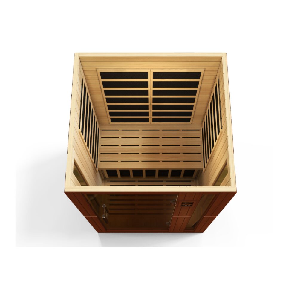 Larissa 2 Person Low EMF Home Far Infrared Sauna