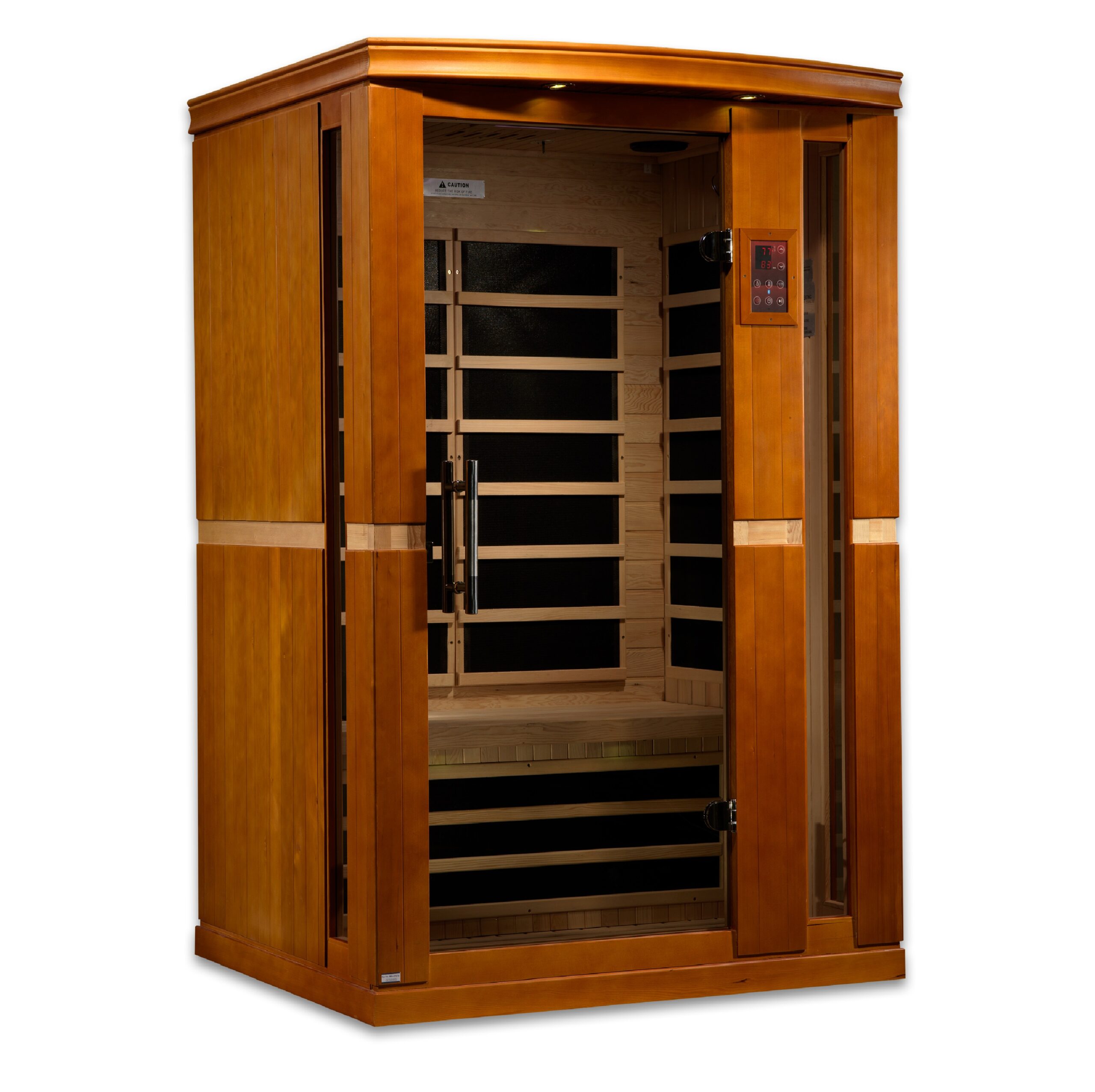 Larissa 2 Person Low EMF Home Far Infrared Sauna