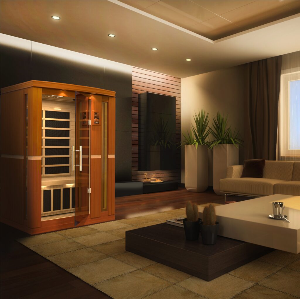 Larissa 2 Person Low EMF Home Far Infrared Sauna