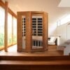 Comet 2 Person Low EMF Home Far Infrared Corner Sauna