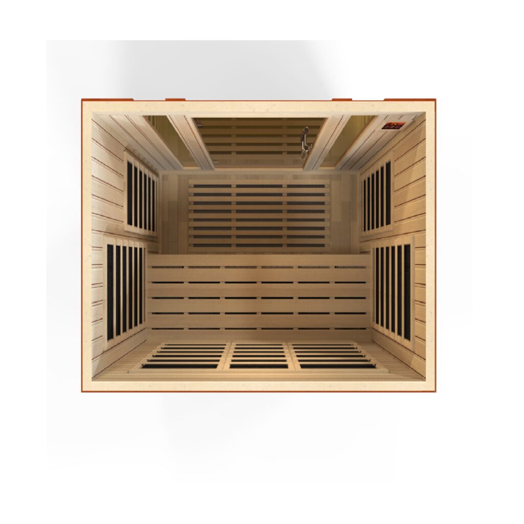 Harmonic 3 Person Low EMF Far Infrared Sauna