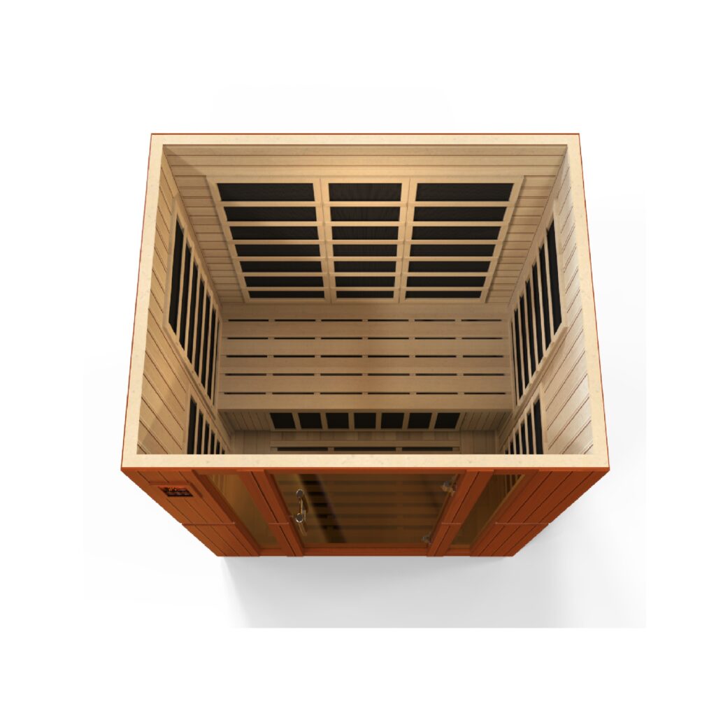 Harmonic 3 Person Low EMF Far Infrared Sauna