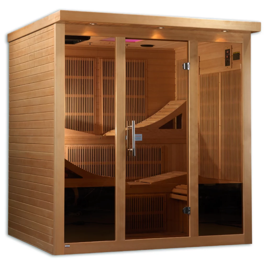Jupiter 6 Person Commercial Grade Near Zero EMF Far Infrared Sauna