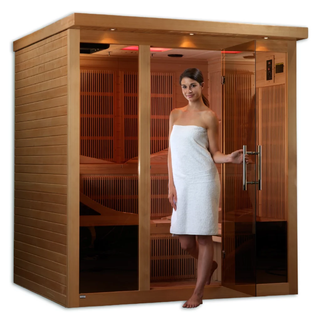Jupiter 6 Person Commercial Grade Near Zero EMF Far Infrared Sauna