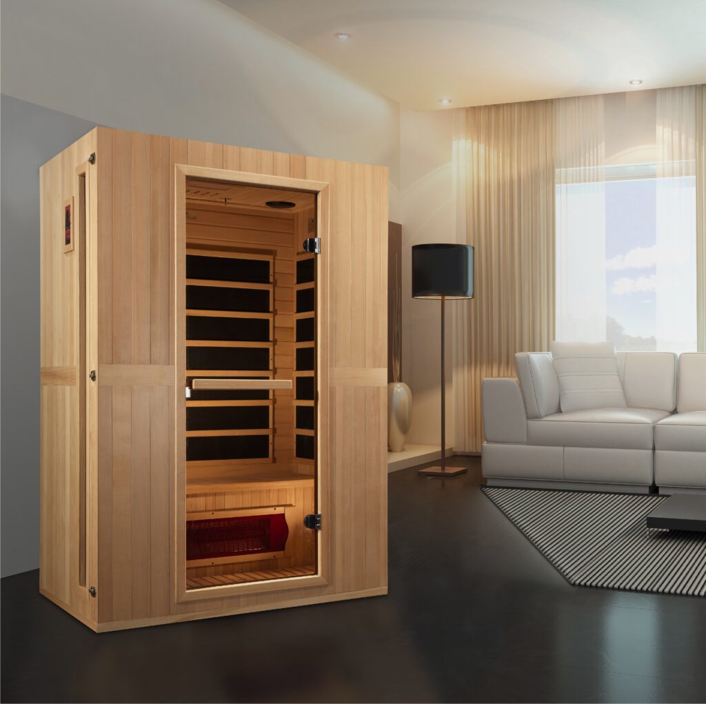 Solstice 2 Person Low EMF Home Infrared Sauna
