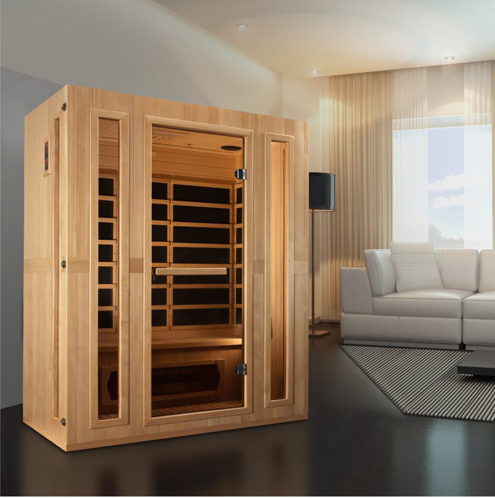 Magellan 3 Person Low EMF Home Far Infrared Sauna