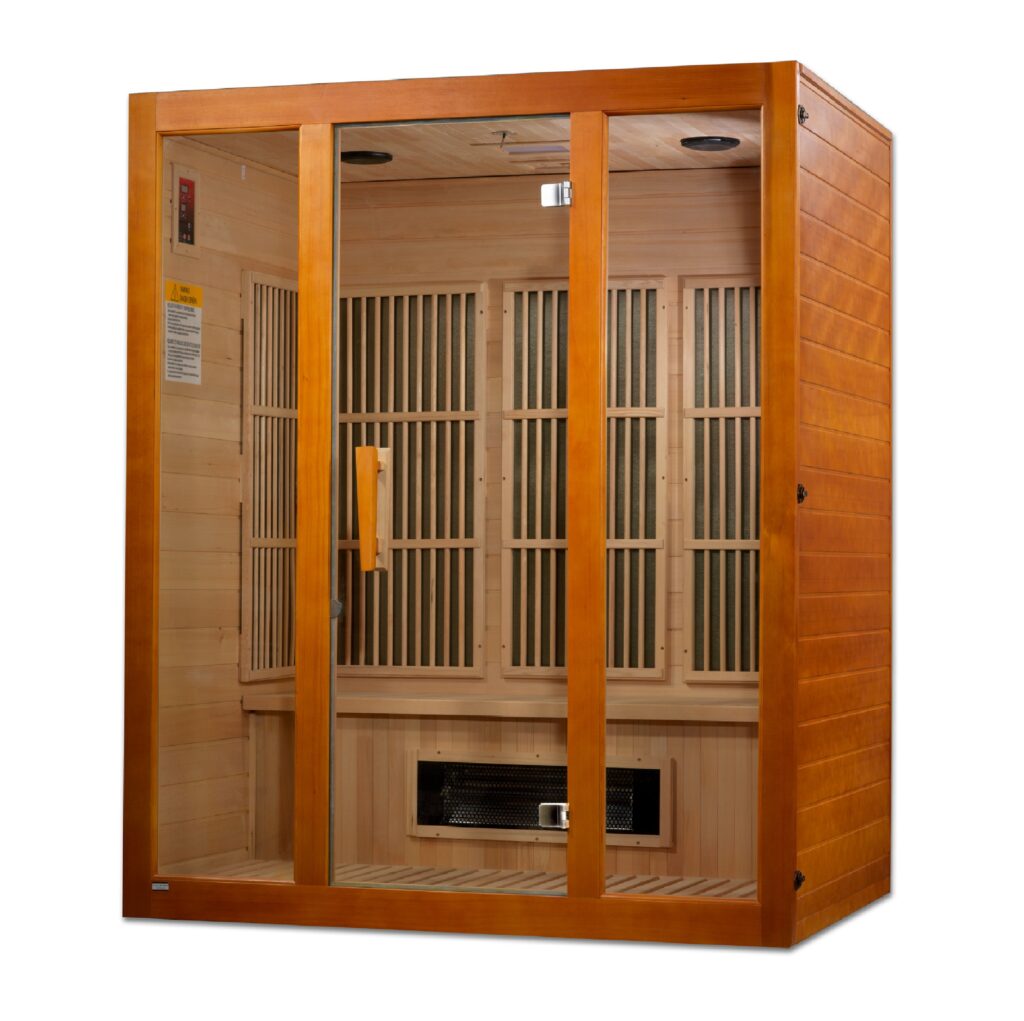 Europa 3 Person Low EMF Far Infrared Home Sauna