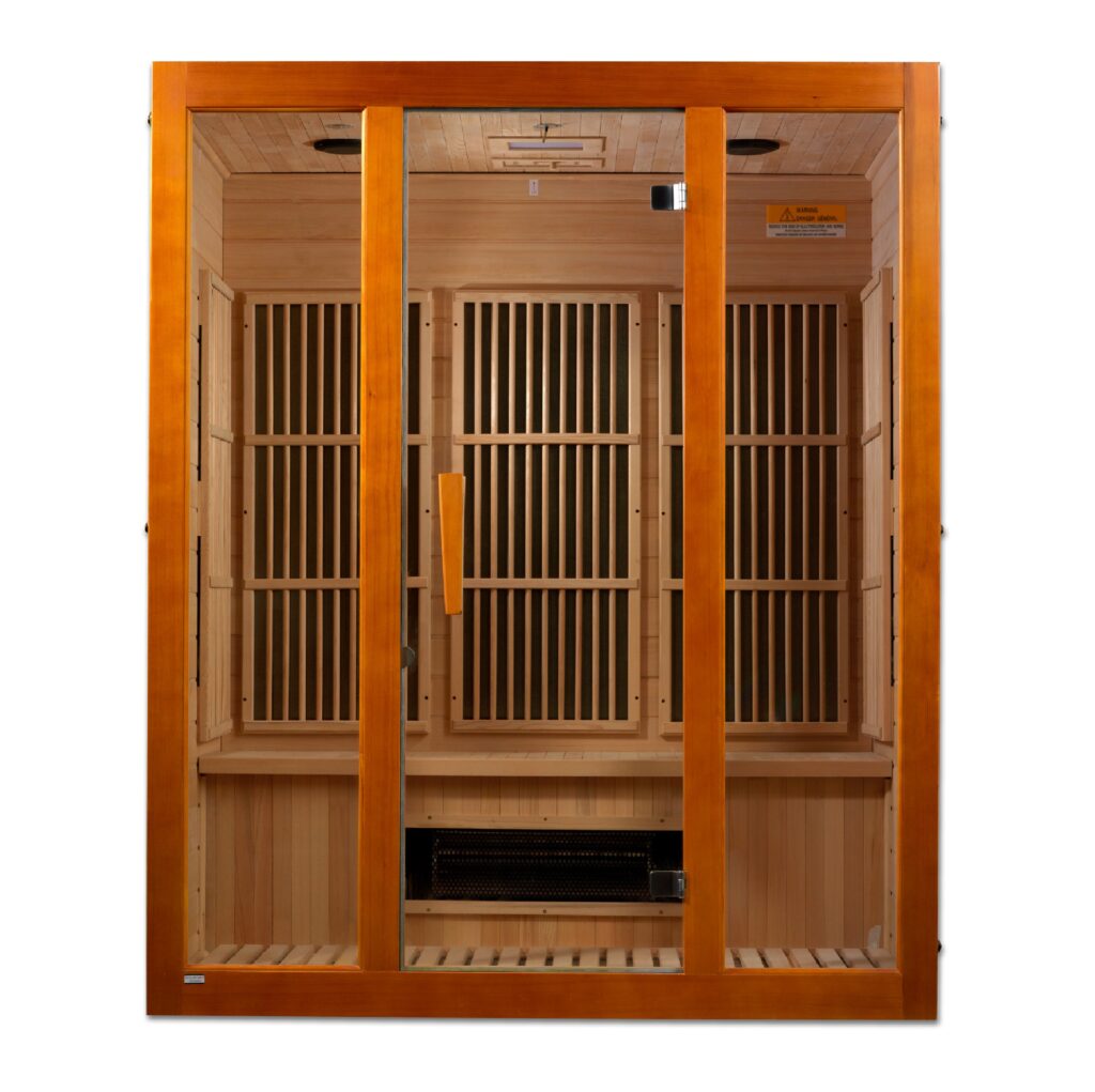 Europa 3 Person Low EMF Far Infrared Home Sauna