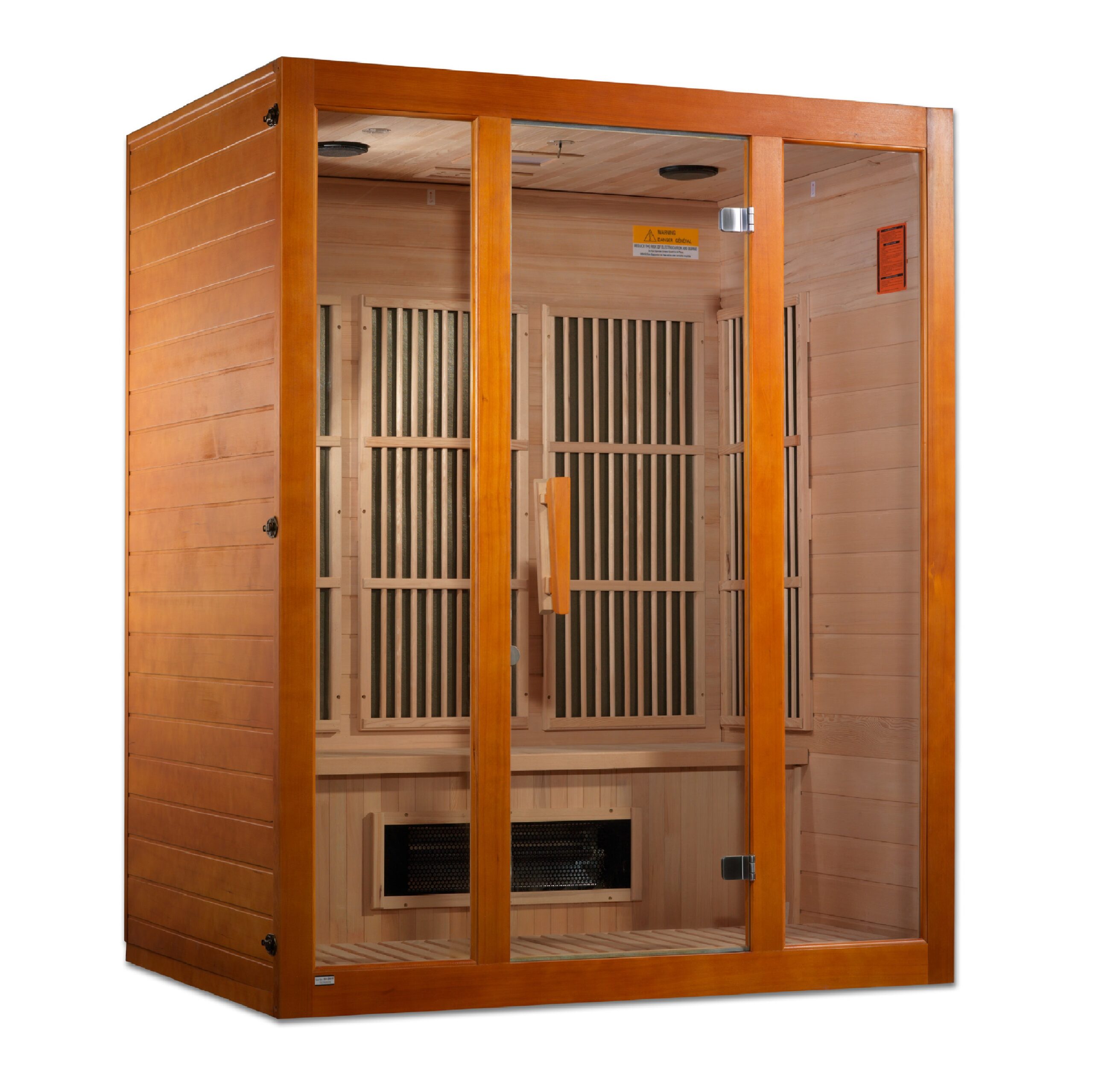 Europa 3 Person Low EMF Far Infrared Home Sauna