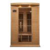Odyssey 2 Person Low EMF Far Infrared Sauna in Hemlock