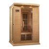 Odyssey 2 Person Low EMF Far Infrared Sauna in Hemlock