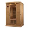 Odyssey 2 Person Low EMF Far Infrared Sauna in Hemlock