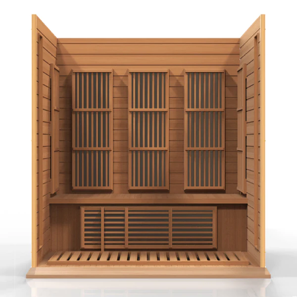 Nebula 3 Person Low EMF Far Infrared Sauna in Cedar
