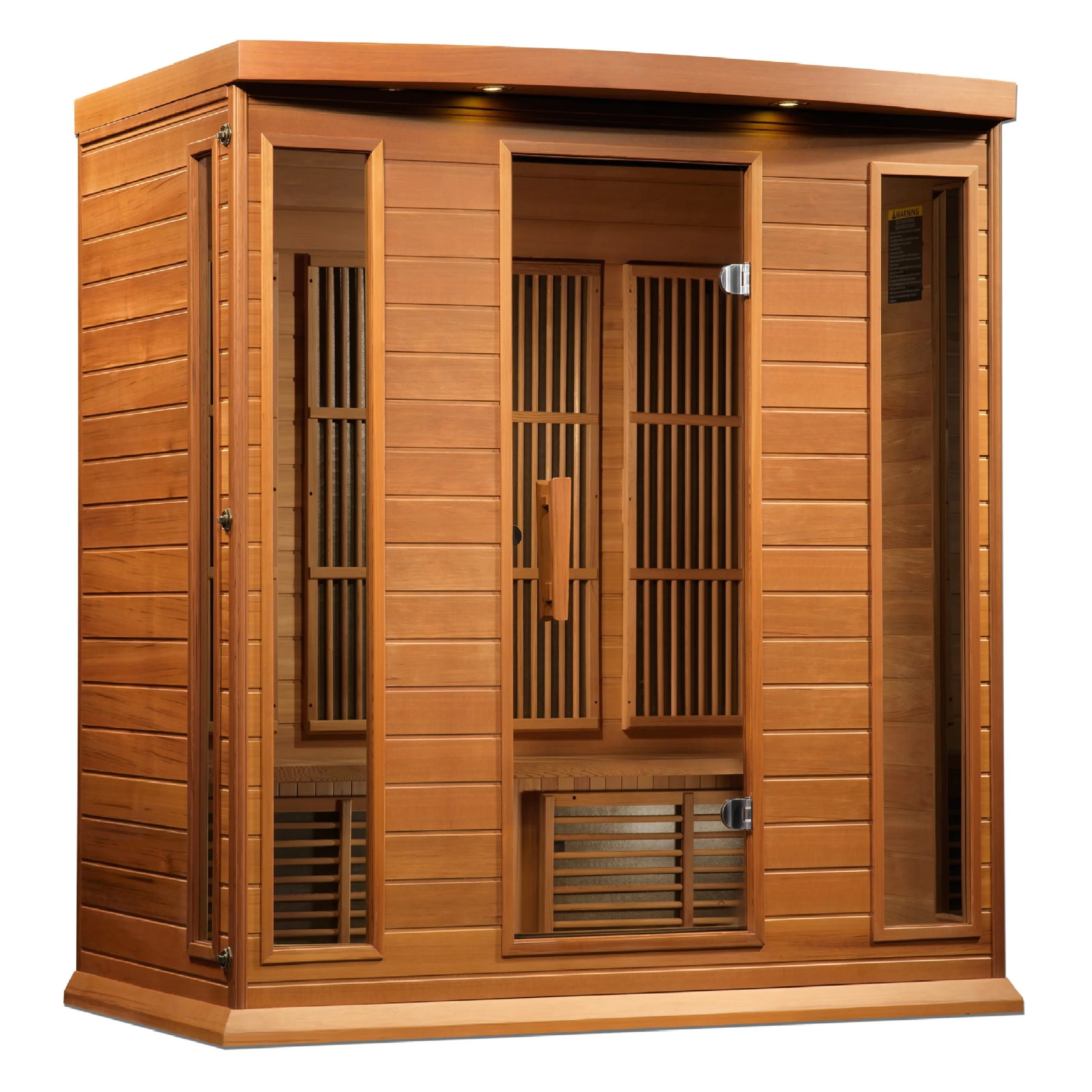 Twilight 4 Person Low EMF Far Infrared Home Sauna in Cedar