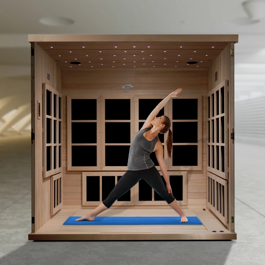Galaxy 8 Person Wheel Chair Accessible (Non ADA) / Yoga Ultra Low EMF Far Infrared Sauna