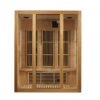 Solaris 3 Person Low EMF Far Infrared Home Sauna