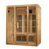 Solaris 3 Person Low EMF Far Infrared Home Sauna