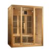 Solaris 3 Person Low EMF Far Infrared Home Sauna