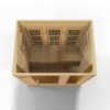 Moonray 3 Person Near Zero EMF Medical Grade Far Infrared Sauna in Hemlock