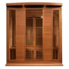 Polaris 4 Person Medical Grade Near Zero EMF Far Infrared Home Sauna in Cedar