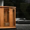 Polaris 4 Person Medical Grade Near Zero EMF Far Infrared Home Sauna in Cedar