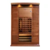 Vega 2 Person Full- Spectrum Medical Grade Near Zero EMF Home Far Infrared Sauna in Cedar