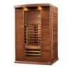 Vega 2 Person Full- Spectrum Medical Grade Near Zero EMF Home Far Infrared Sauna in Cedar