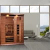 Radiance 3 Person Near Zero EMF Full-Spectrum Medical Grade Far Infrared Sauna in Cedar