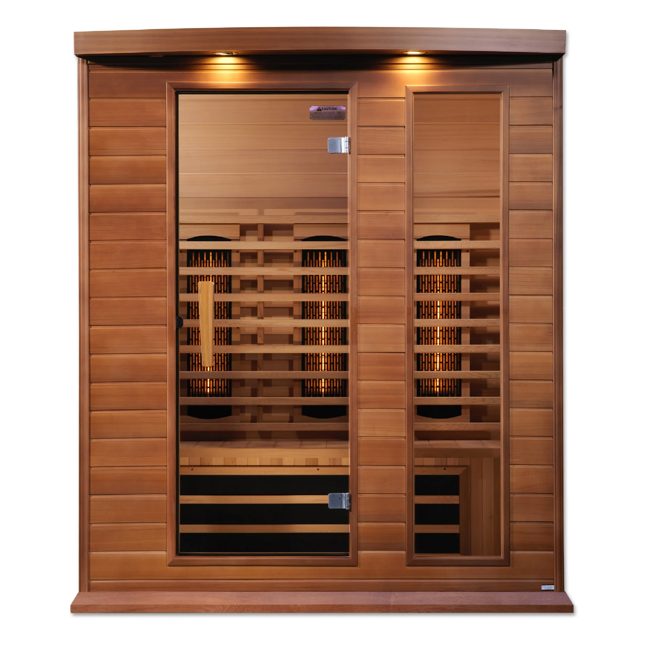 Radiance 3 Person Near Zero EMF Full-Spectrum Medical Grade Far Infrared Sauna in Cedar