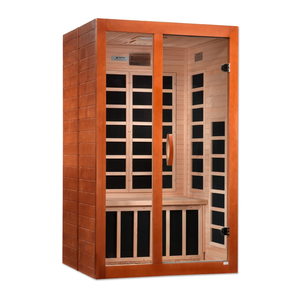 Shuttle 2 Person Ultra Low EMF Far Infrared Home Sauna