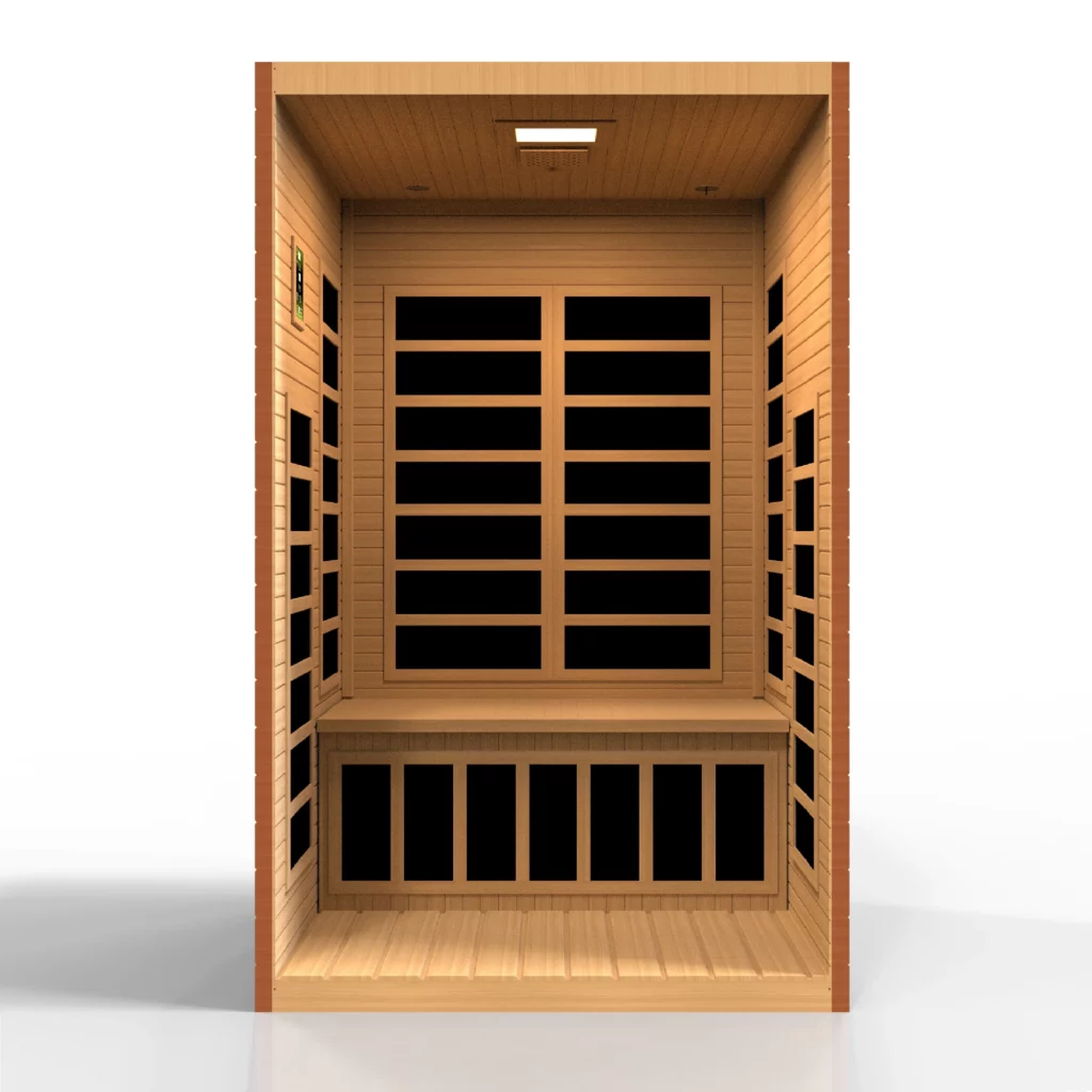 Shuttle 2 Person Ultra Low EMF Far Infrared Home Sauna