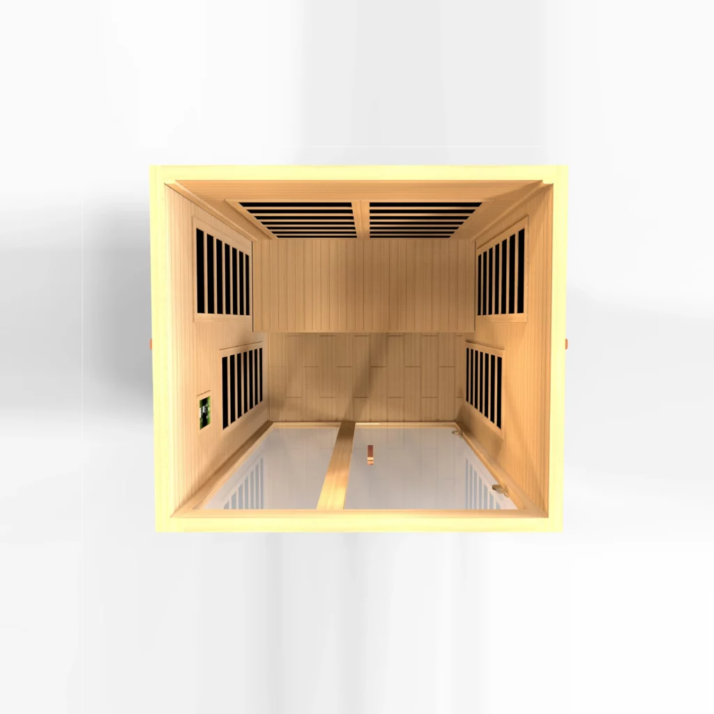 Shuttle 2 Person Ultra Low EMF Far Infrared Home Sauna