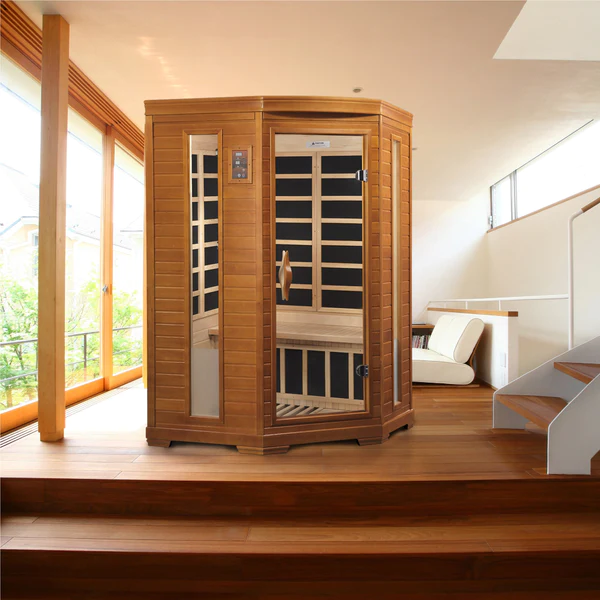 Heming Elite 2 Person Ultra Low EMF Far Infrared Home Sauna