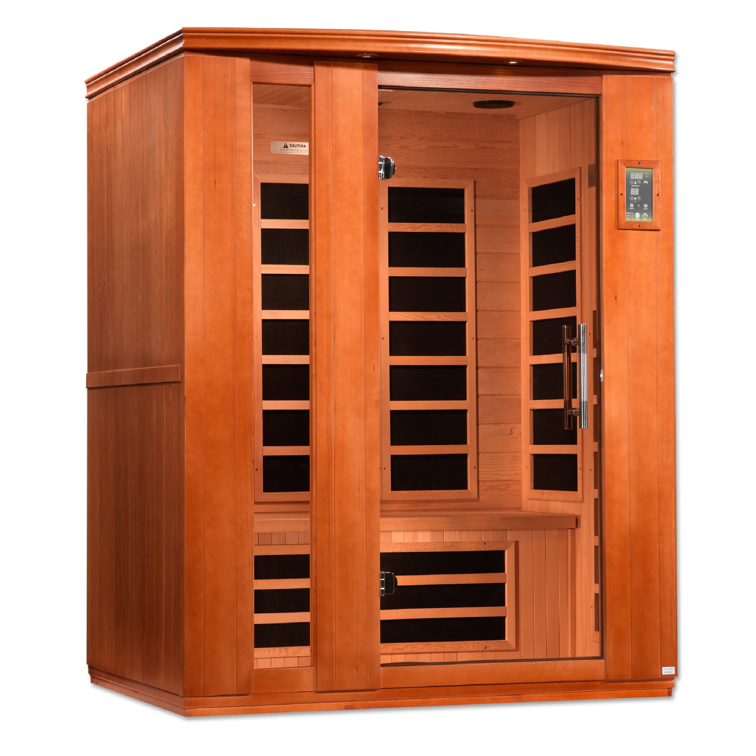 Lugano Elite 3 Person Ultra Low EMF FAR Infrared Sauna