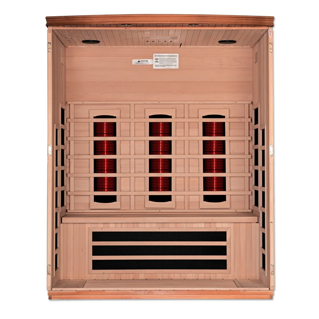 Neptune 3 Person Near Zero EMF Full- Spectrum Home Sauna