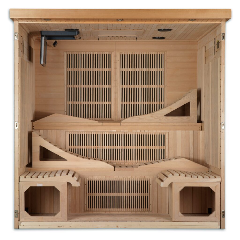 Olympus 6 Person Commercial Near Zero EMF Far Infrared Sauna