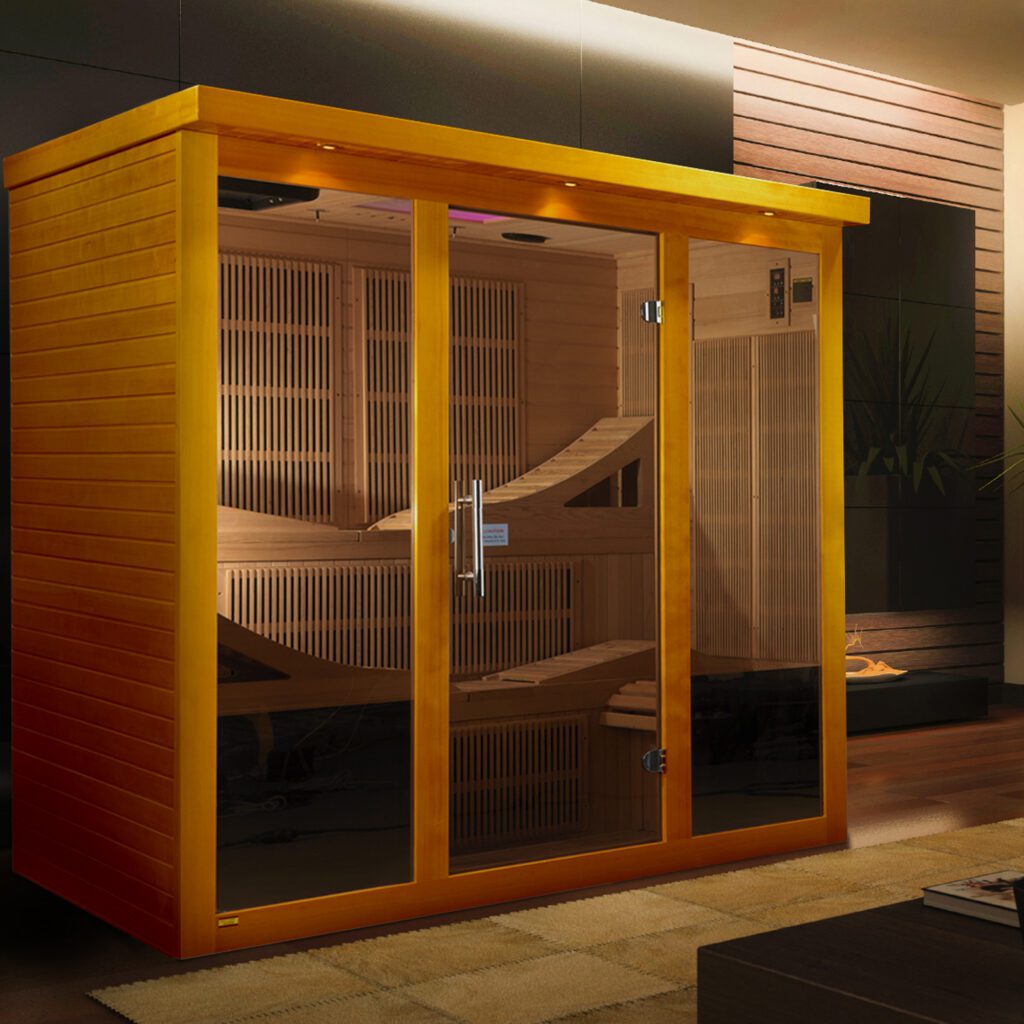 Olympus 6 Person Commercial Near Zero EMF Far Infrared Sauna