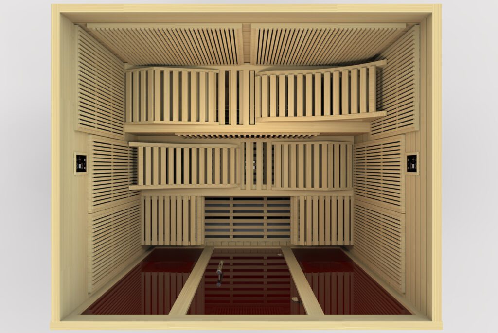 Olympus 6 Person Commercial Near Zero EMF Far Infrared Sauna