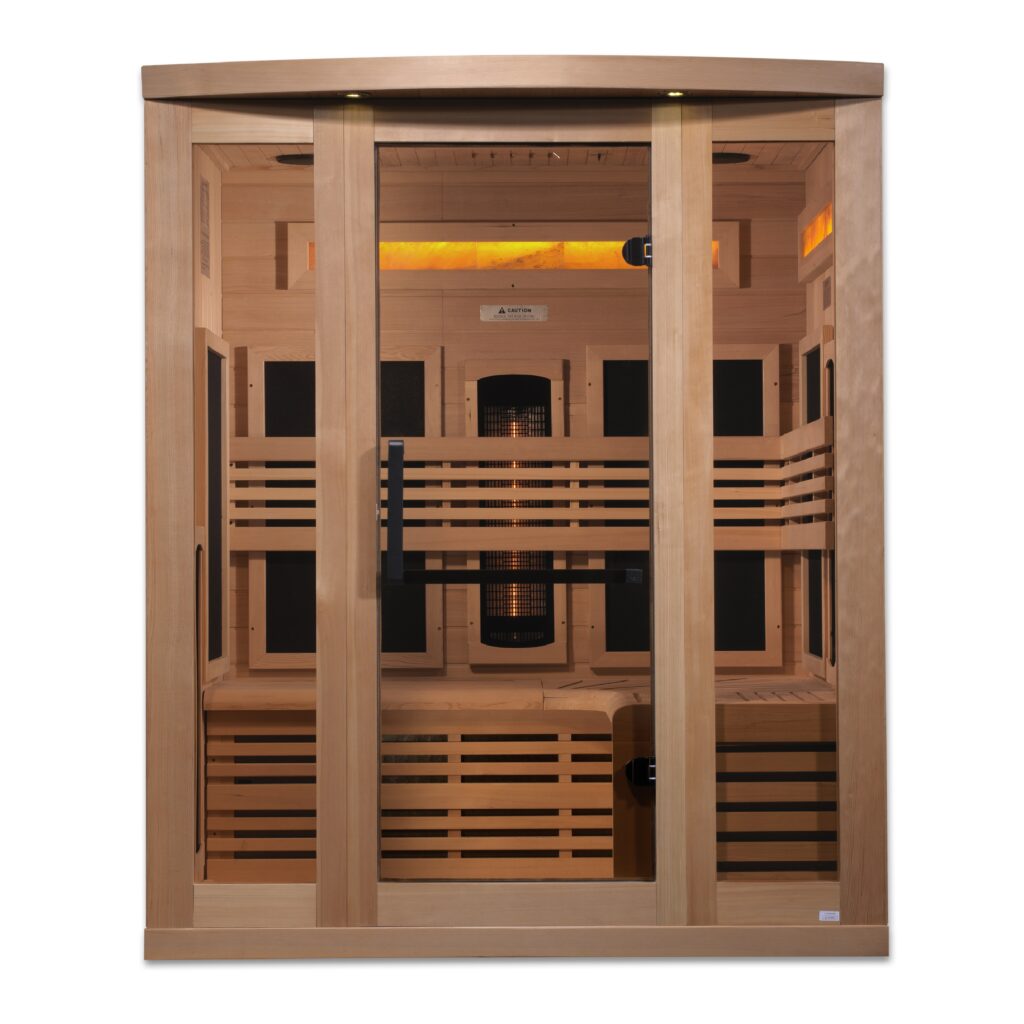 Eclipse 3 Person Near Zero EMF Full Spectrum Infrared Home Sauna