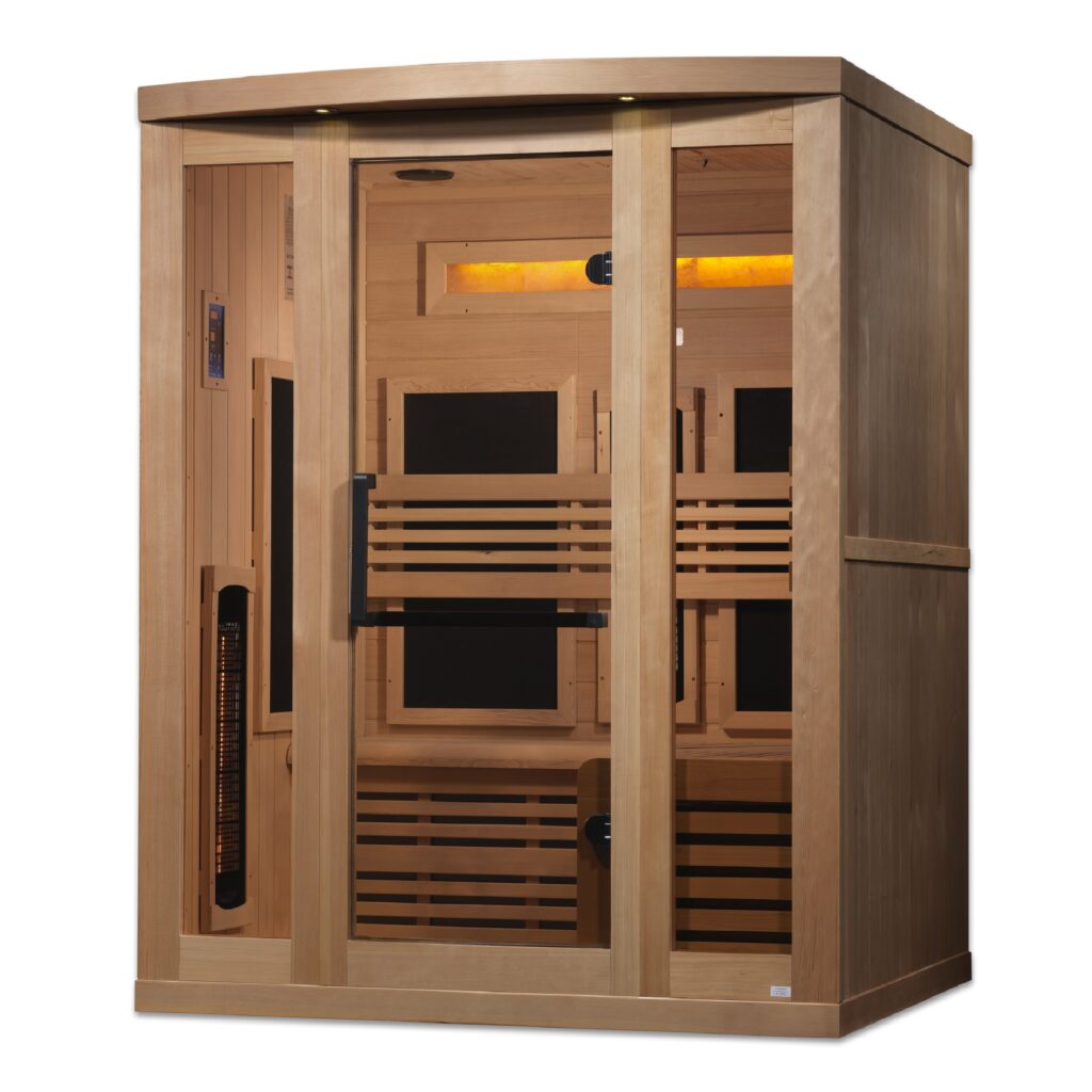 Eclipse 3 Person Near Zero EMF Full Spectrum Infrared Home Sauna