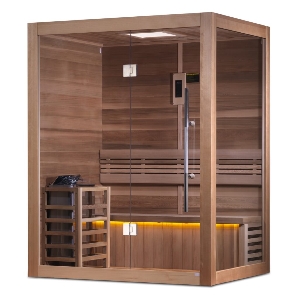 Hanko Edition 2 Person Traditional Steam Indoor Home Sauna