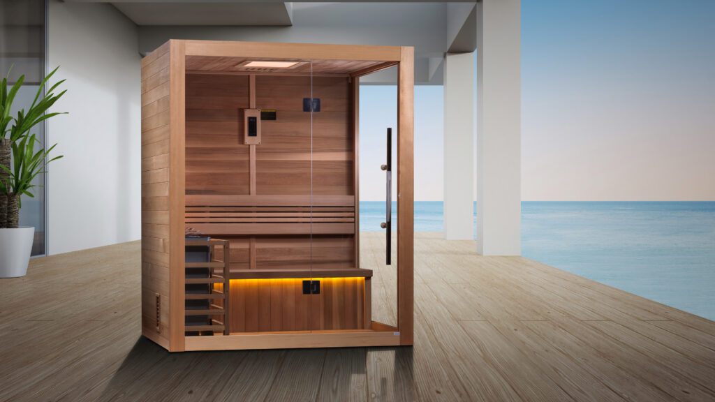 Hanko Edition 2 Person Traditional Steam Indoor Home Sauna